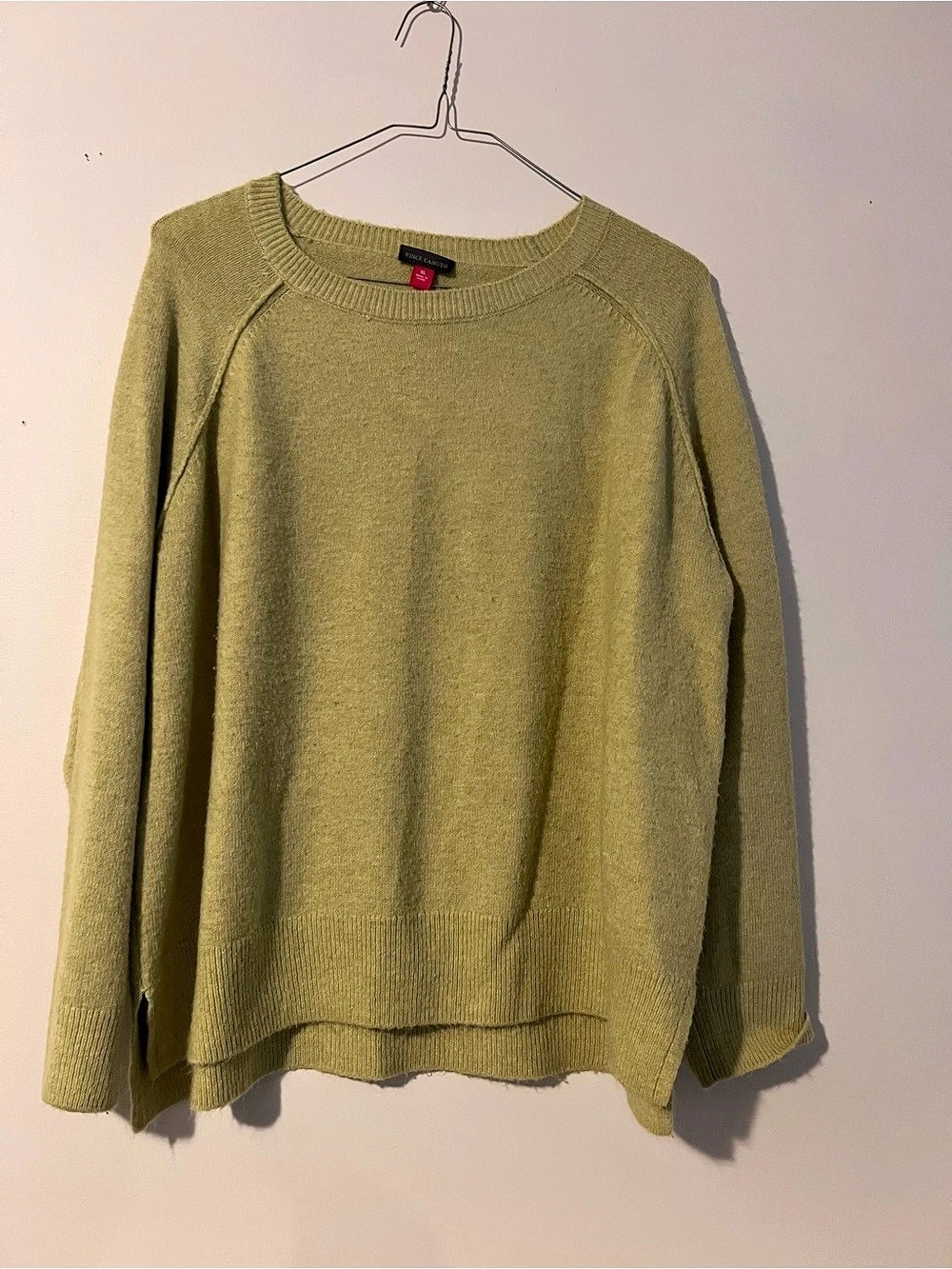 Vince Camuto Crewneck Sweater in Green Size XL